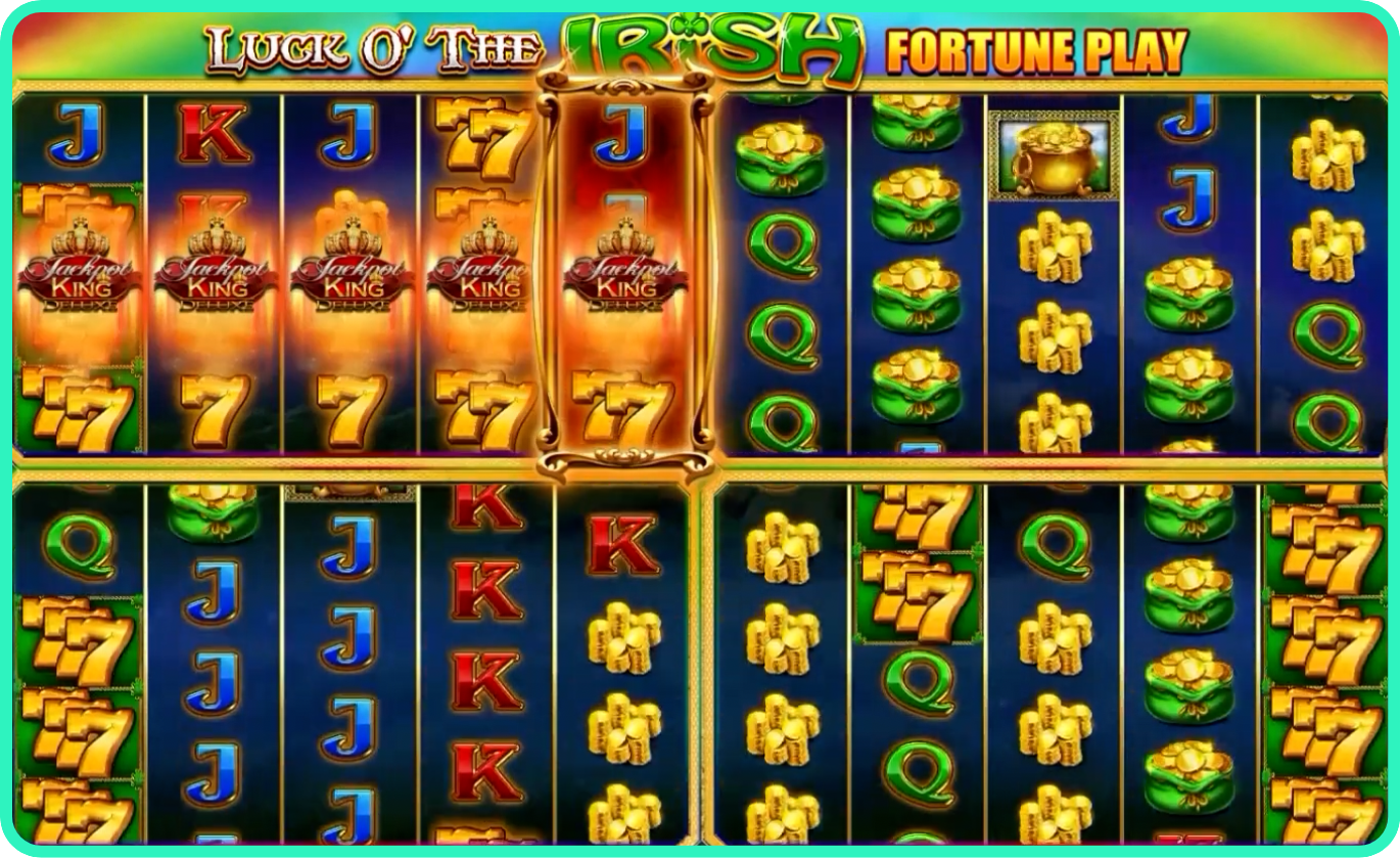 Luck O the Irish Jackpot King triggered screenshot